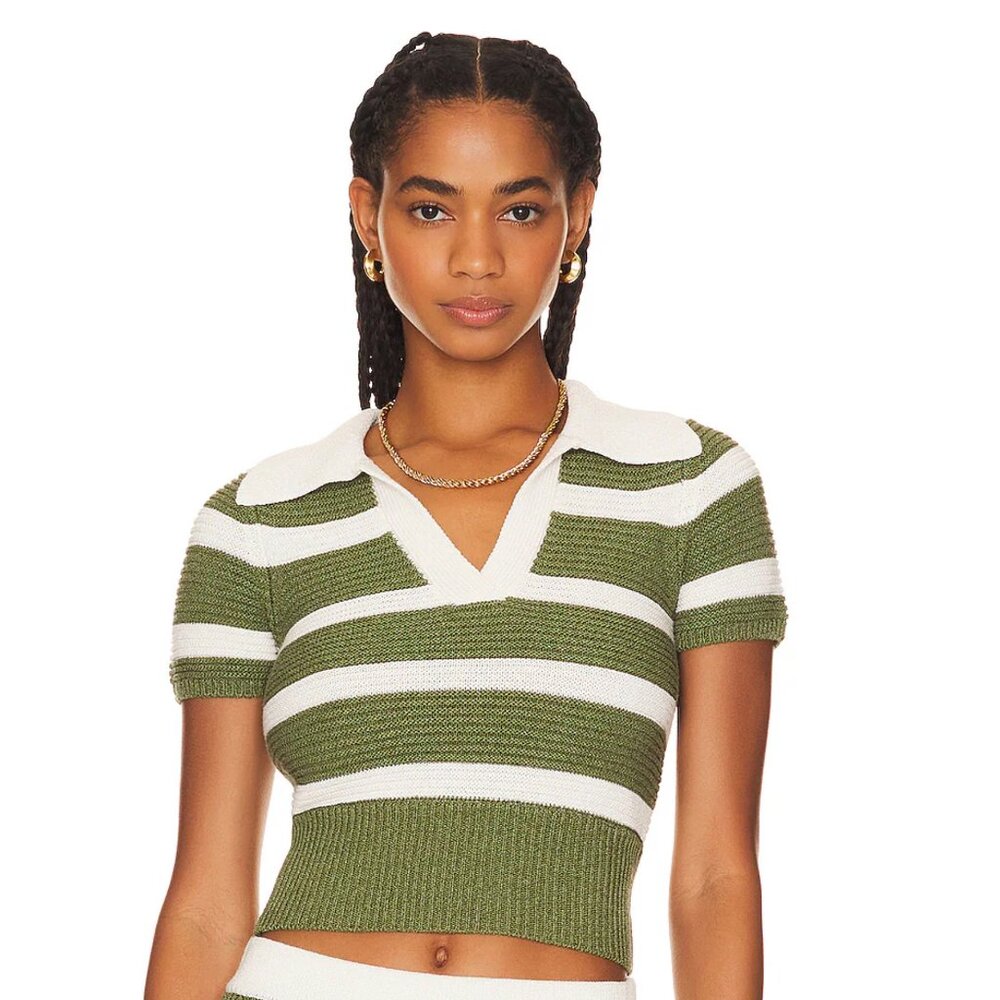 Drea Striped Knit Top